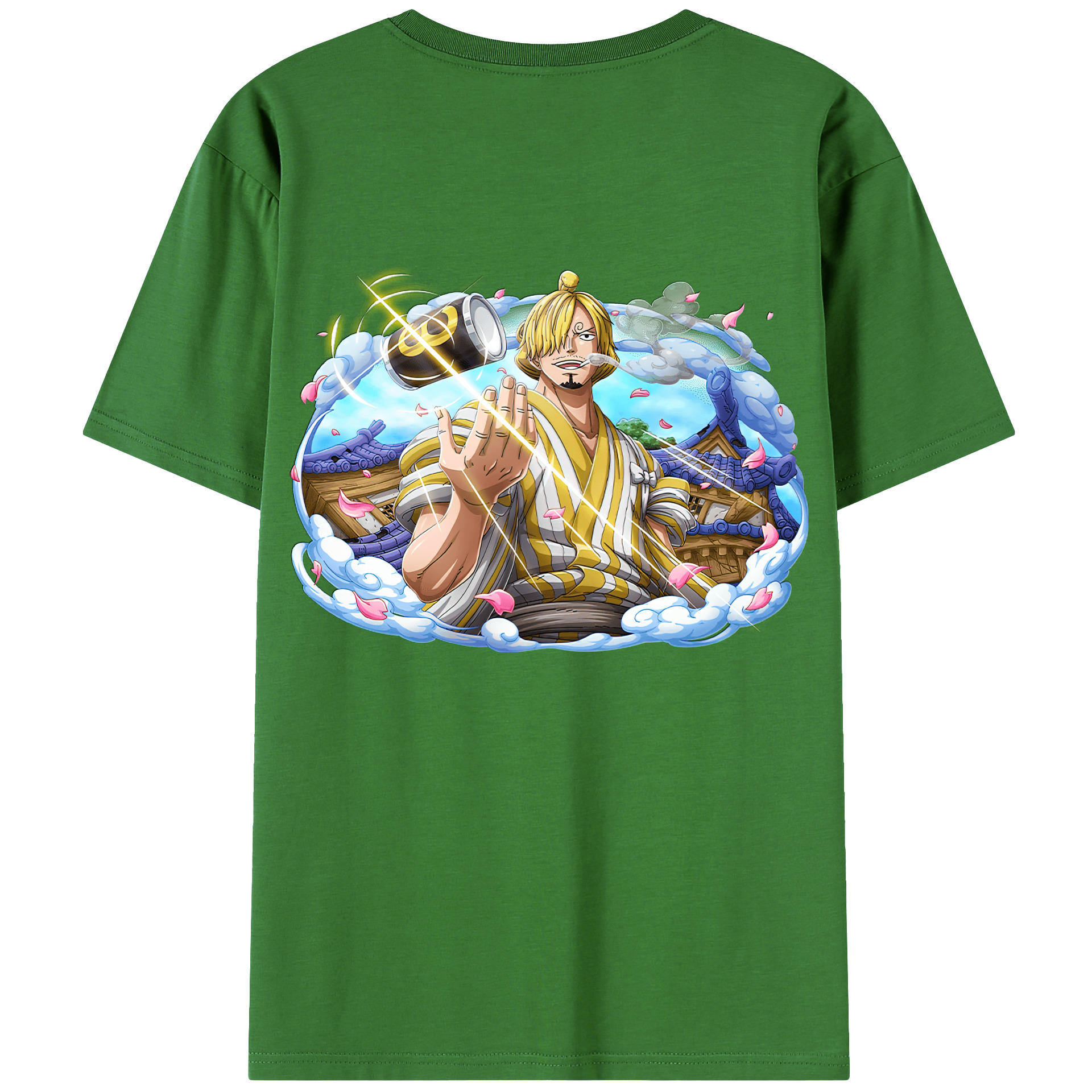 （画像用） ワンピース サンジ ONE PIECE Sanji レディース半袖Tシャツ(バックプリント)